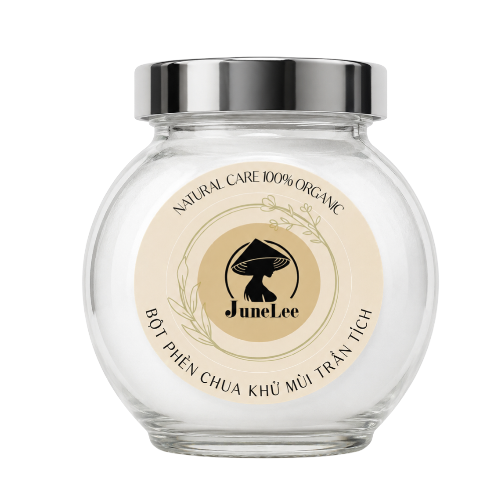 Bột phèn chua khử mùi hôi nách Trần Tích 150g - JuneLee