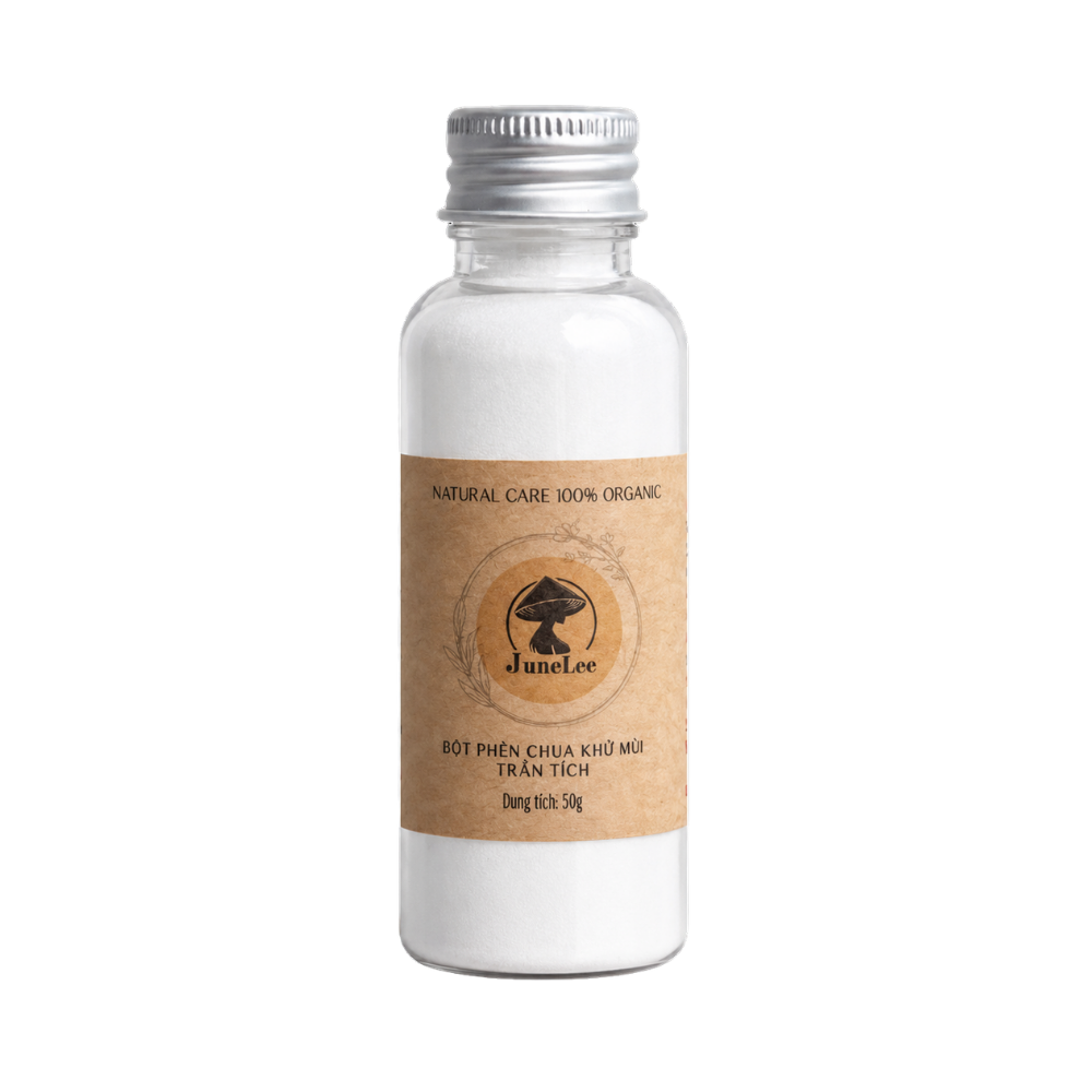 Bột phèn chua khử mùi hôi chân, hôi nách Trần Tích 50g - chai bỏ túi